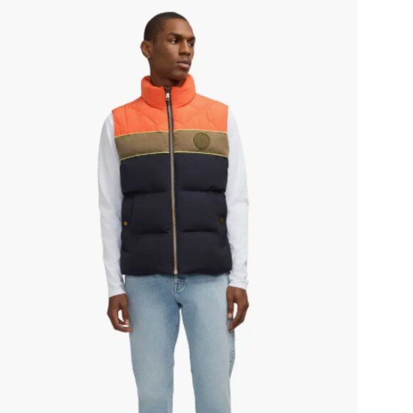 NEW SCOTCH & SODA Ovela Mixed Media Quilted Vest for men 1225 4m2 - Picture 2 of 4